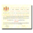 Diploma di Cavaliere dell'Ordine Equestre del Santo Sepolcro di Gerusalemme